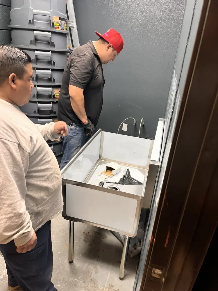 Commercial plumbing and sink installation in Zilker